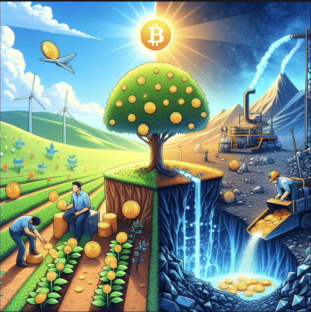 Crypto Staking ama Mining, Keebaa Faa'iido Badan, Maxayse Kukala Duwanyihiin ?